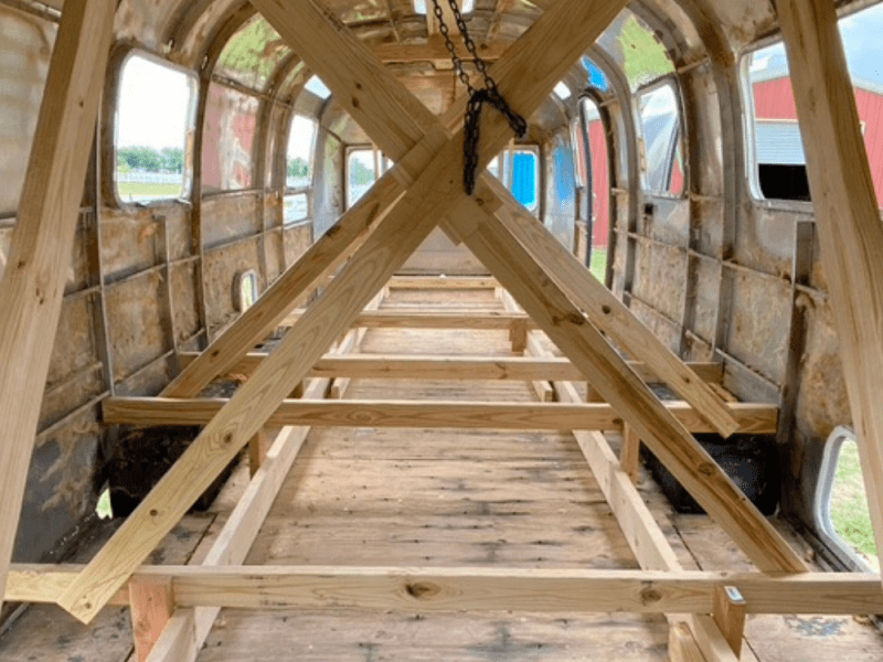 Shell Removal Prep: Building the Interior&nbsp;Supports